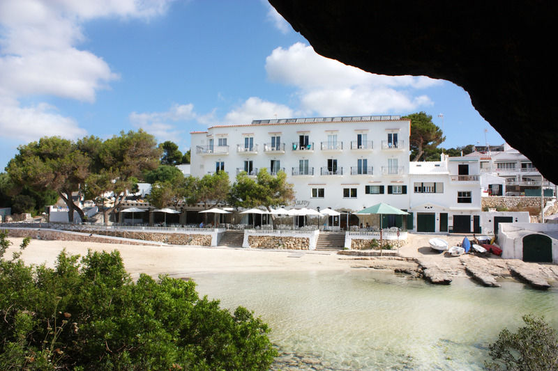 Hostal Xuroy Cala Alcaufar Bagian luar foto